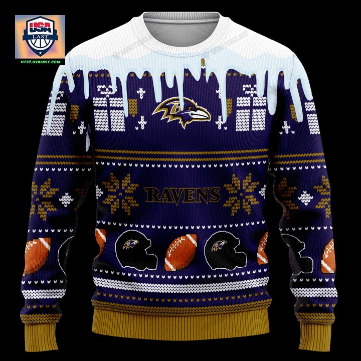 Personalized Nfl Baltimore Ravens Custom Christmas Sweater ? Usalast