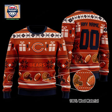 Personalized Nfl Chicago Bears Custom Christmas Sweater ? Usalast