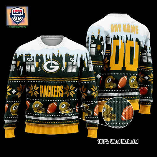 Personalized Nfl Green Bay Packers Custom Christmas Sweater ? Usalast