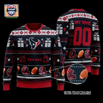 Personalized Nfl Houston Texans Custom Christmas Sweater ? Usalast