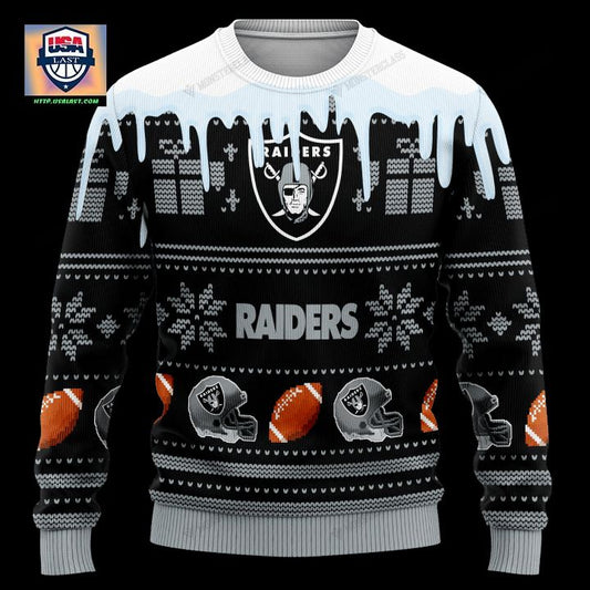 Personalized Nfl Las Vegas Raiders Custom Christmas Sweater ? Usalast