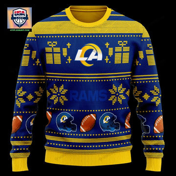 Personalized Nfl Los Angeles Rams Custom Christmas Sweater ? Usalast