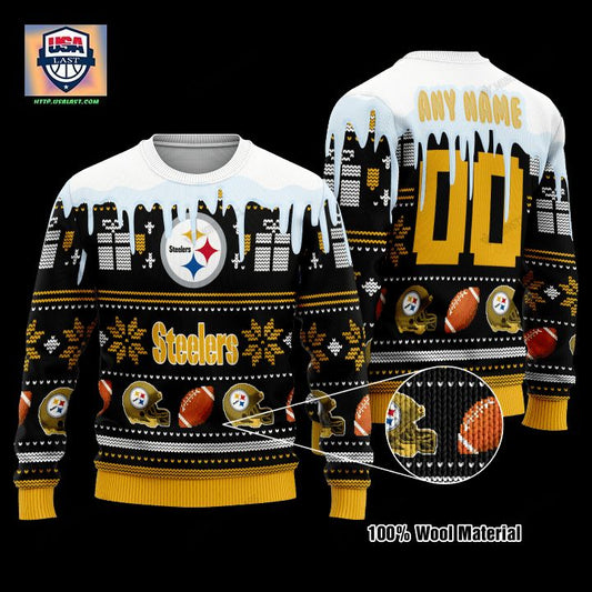 Personalized Nfl Pittsburgh Steelers Custom Christmas Sweater ? Usalast