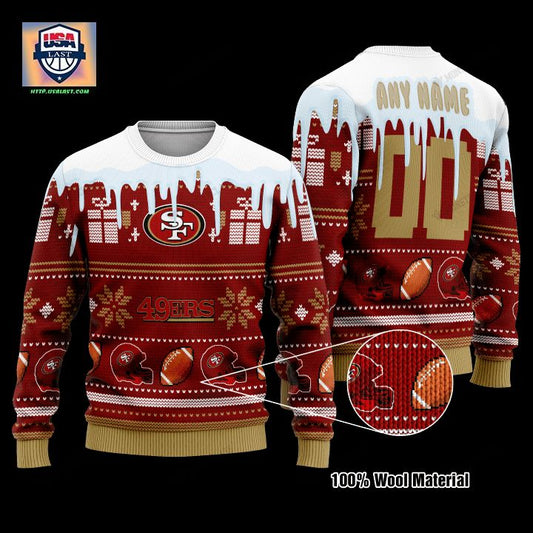 Personalized Nfl San Francisco 49Ers Custom Christmas Sweater ? Usalast