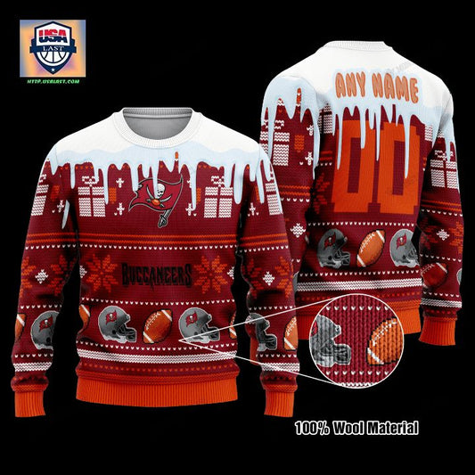 Personalized Nfl Tampa Bay Buccaneers Custom Christmas Sweater ? Usalast