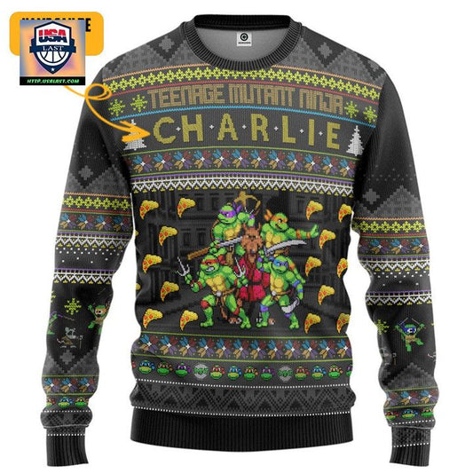 Personalized Teenage Mutant Ninja Turtles Custom Christmas Sweater ? Usalast