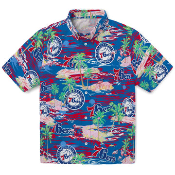 Philadelphia 76ers Flamingo Retreat 2026 Hawaiian Shirt – Moonbestprint