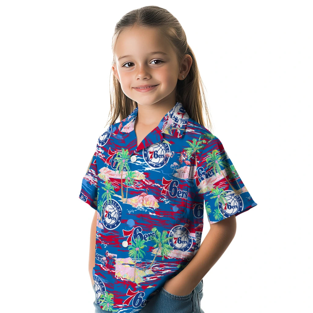 Philadelphia 76ers Flamingo Retreat 2026 Hawaiian Shirt – Moonbestprint