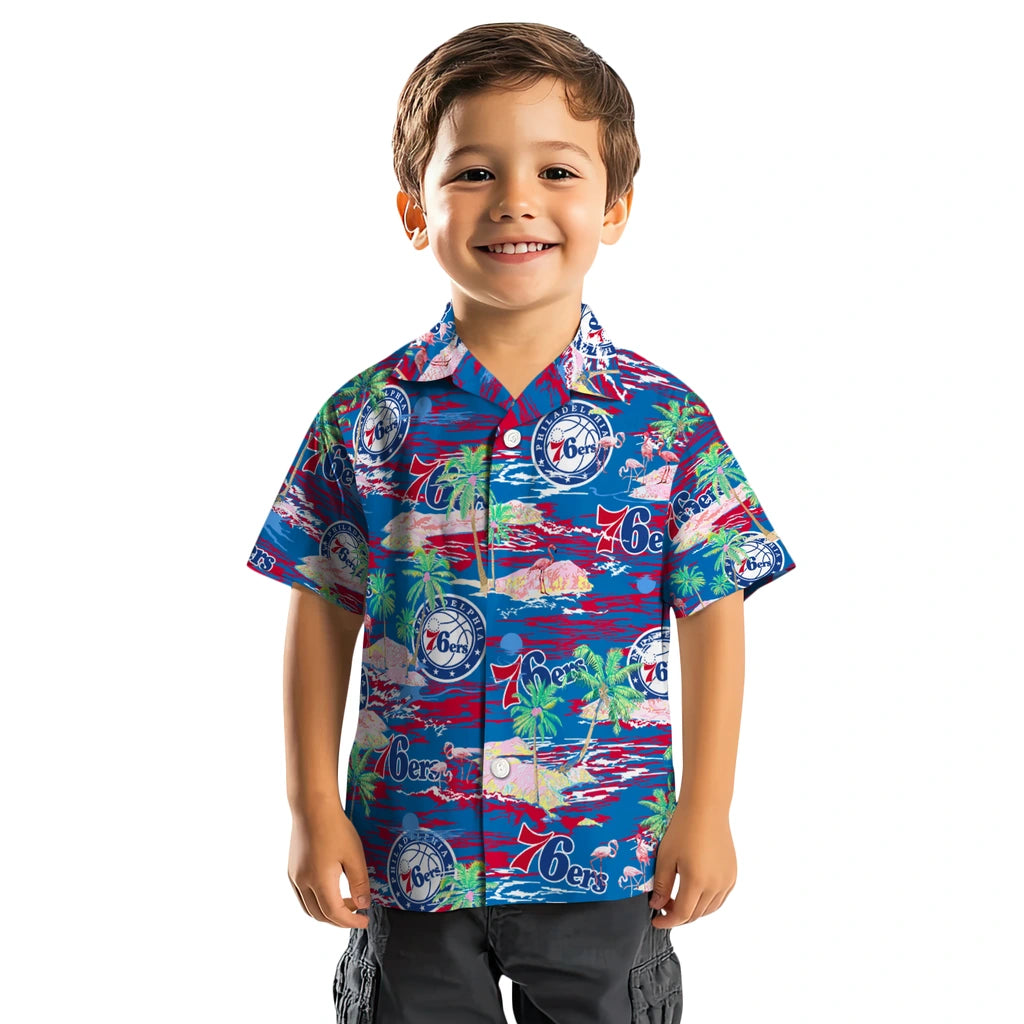 Philadelphia 76ers Flamingo Retreat 2026 Hawaiian Shirt – Moonbestprint