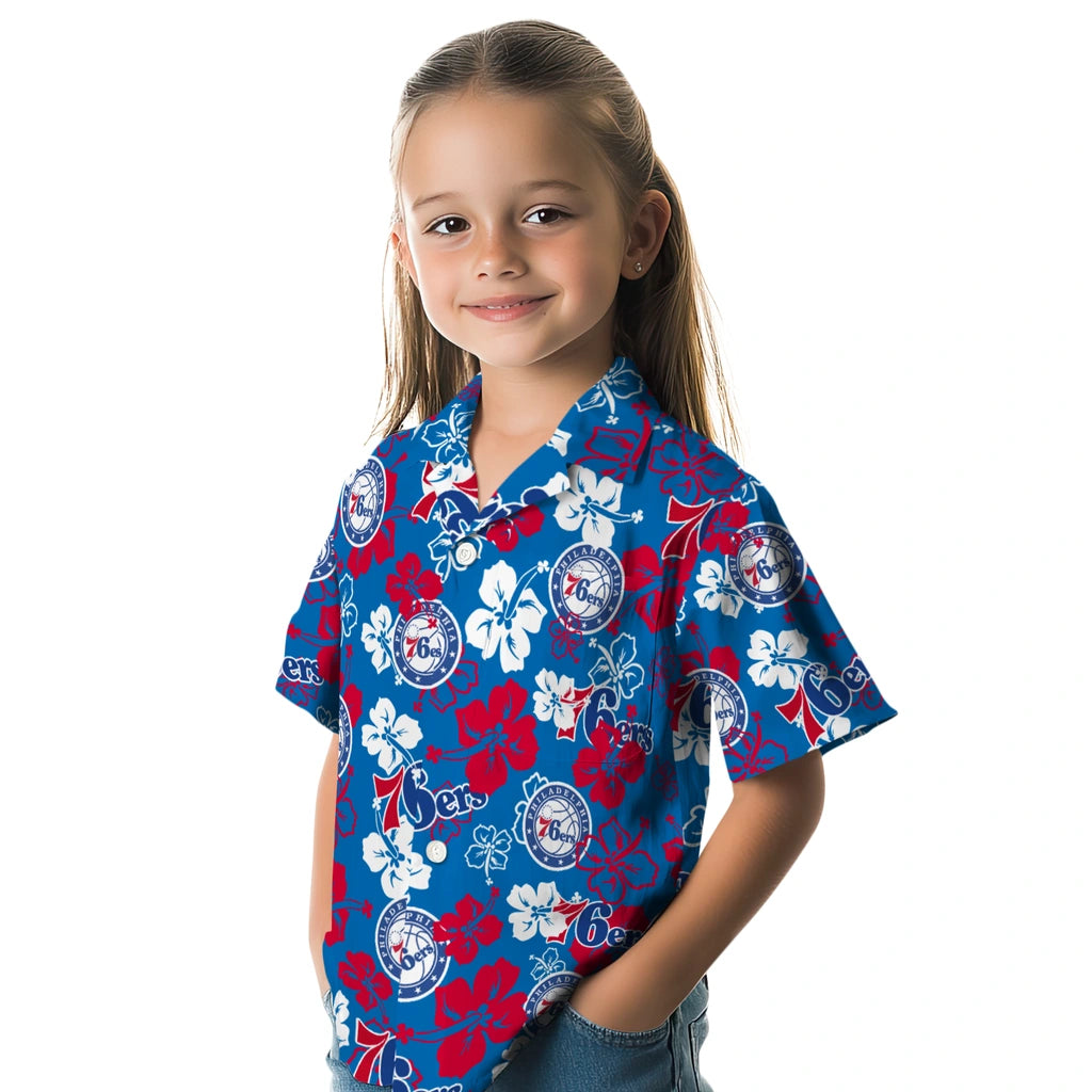 Philadelphia 76ers Hibiscus Bloom Hawaiian Shirt – Moonbestprint