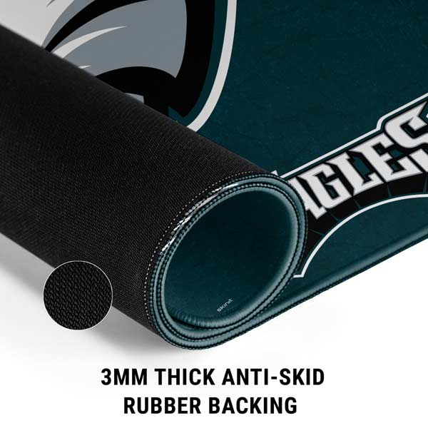NFL Philadelphia Eagles Distressed Gaming Mouse Pad Moonbestprint