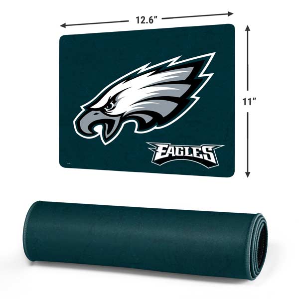 NFL Philadelphia Eagles Distressed Gaming Mouse Pad Moonbestprint