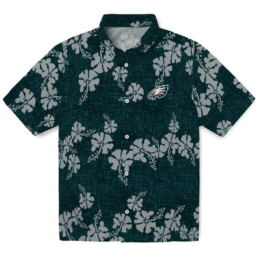 Philadelphia Eagles Hawaiian Shirt - 50th State Flower | Moonbestprint