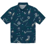 Philadelphia Eagles Hawaiian Shirt - Beach Vibe | Moonbestprint