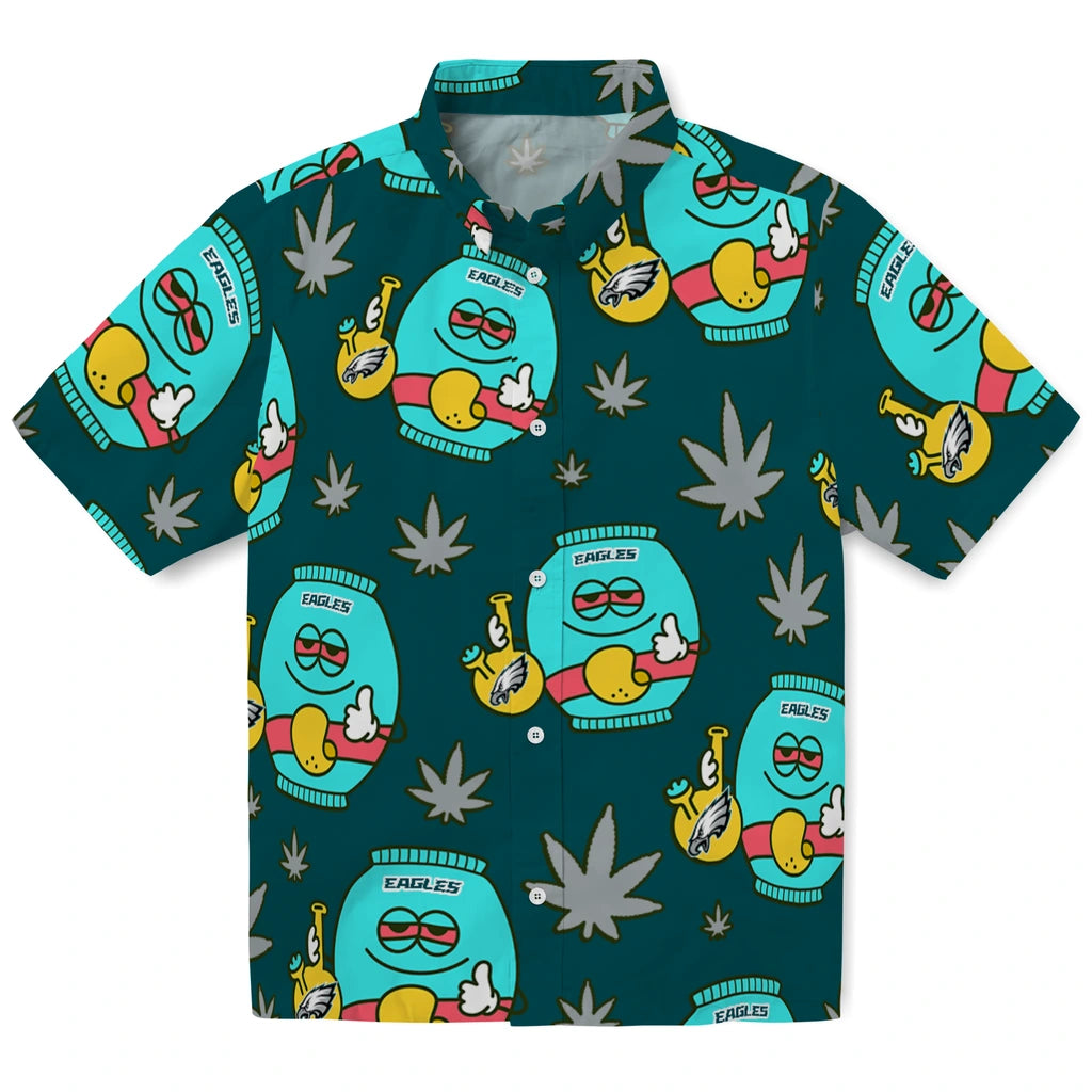 Philadelphia Eagles Hawaiian Shirt - Chill Vibe | Moonbestprint