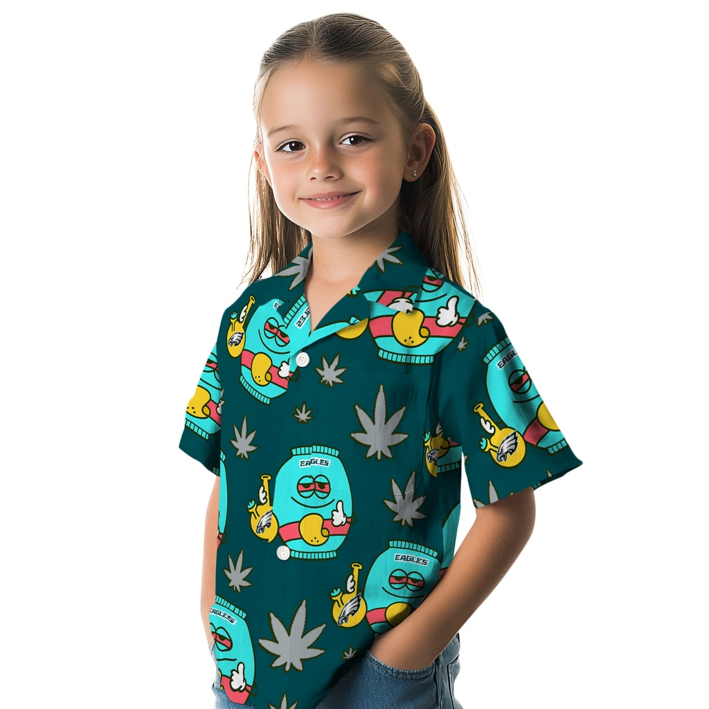 Philadelphia Eagles Hawaiian Shirt - Chill Vibe | Moonbestprint