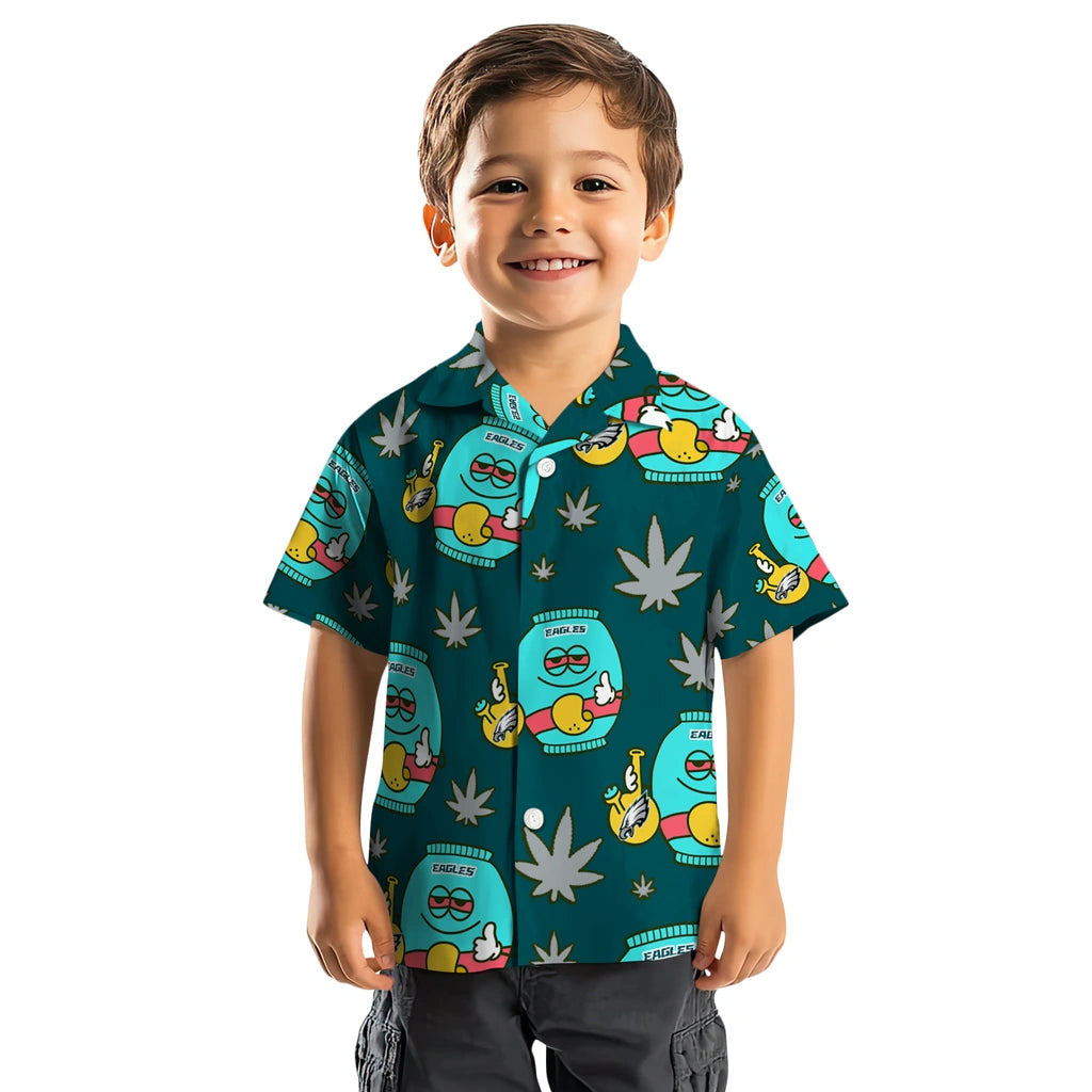 Philadelphia Eagles Hawaiian Shirt - Chill Vibe | Moonbestprint