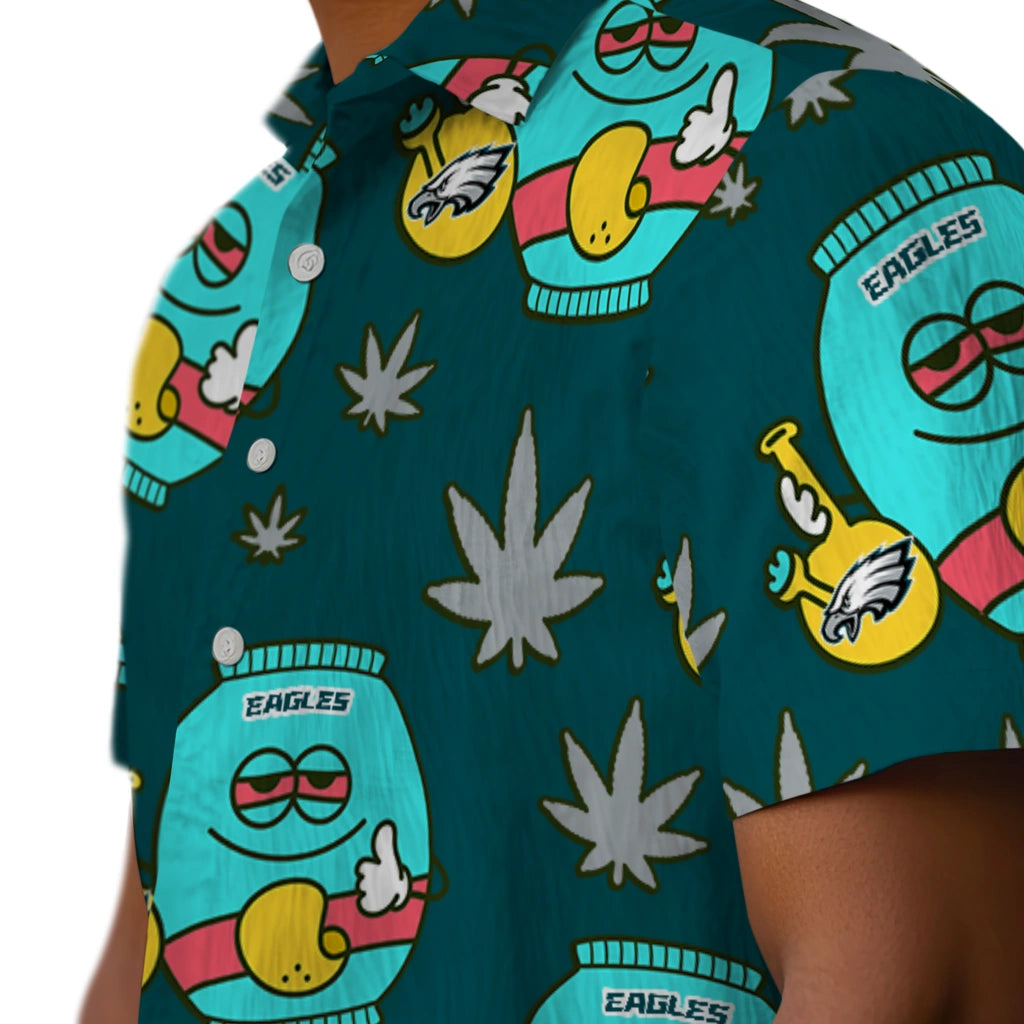Philadelphia Eagles Hawaiian Shirt - Chill Vibe | Moonbestprint