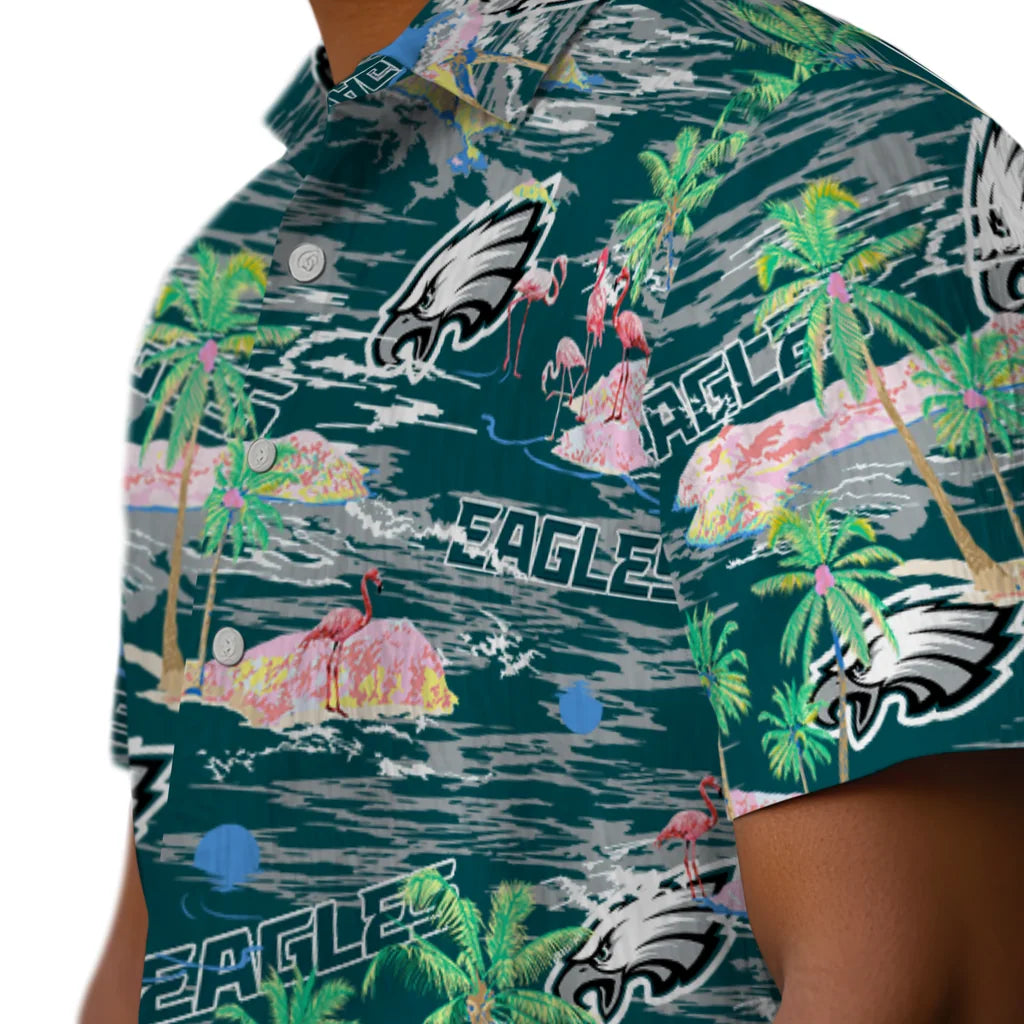 Philadelphia Eagles Flamingo Retreat 2026 Hawaiian Shirt – Moonbestprint