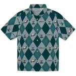 Philadelphia Eagles Hawaiian Shirt - Golfing Plaid | Moonbestprint
