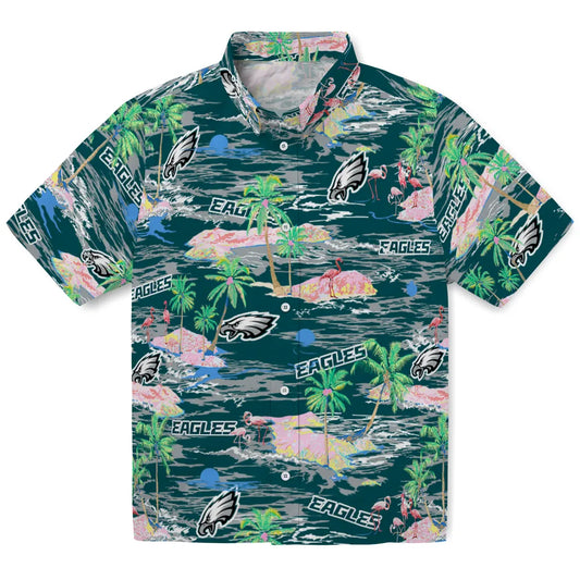Philadelphia Eagles Hawaiian Shirt - Hawaii Island | Moonbestprint