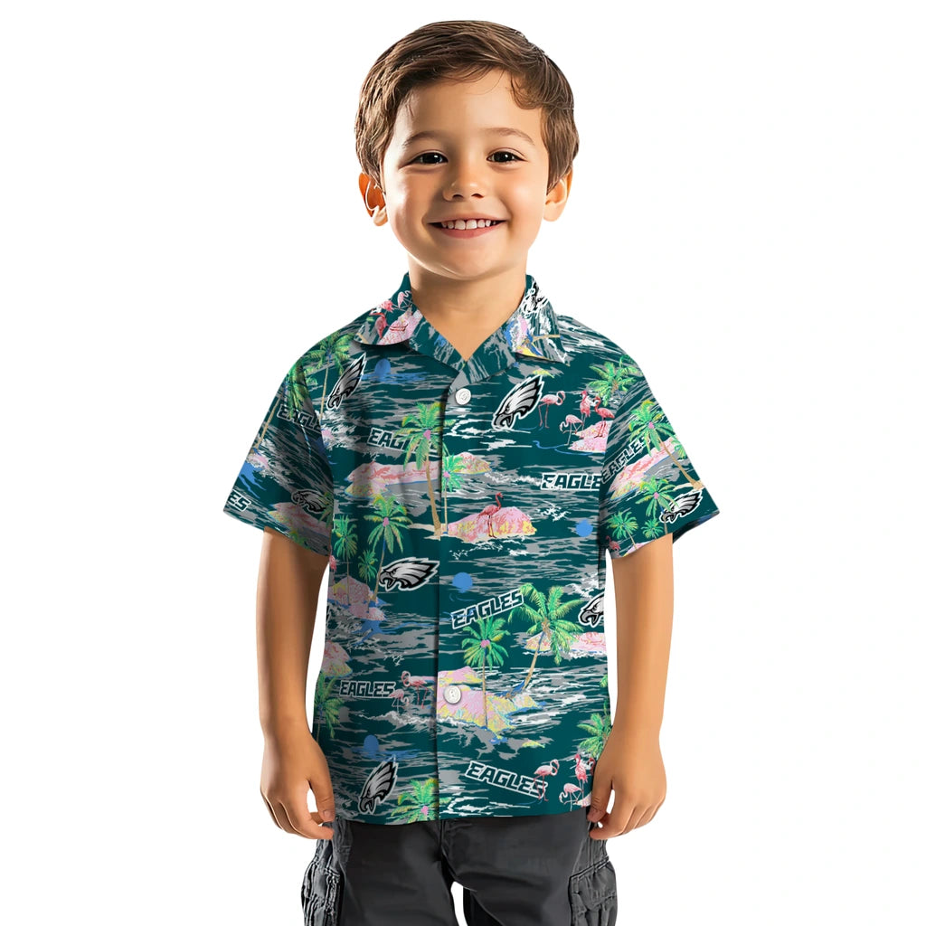 Philadelphia Eagles Hawaiian Shirt - Hawaii Island | Moonbestprint