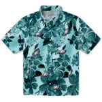 Philadelphia Eagles Hawaiian Shirt - Hibiscus Arrangement | Moonbestprint