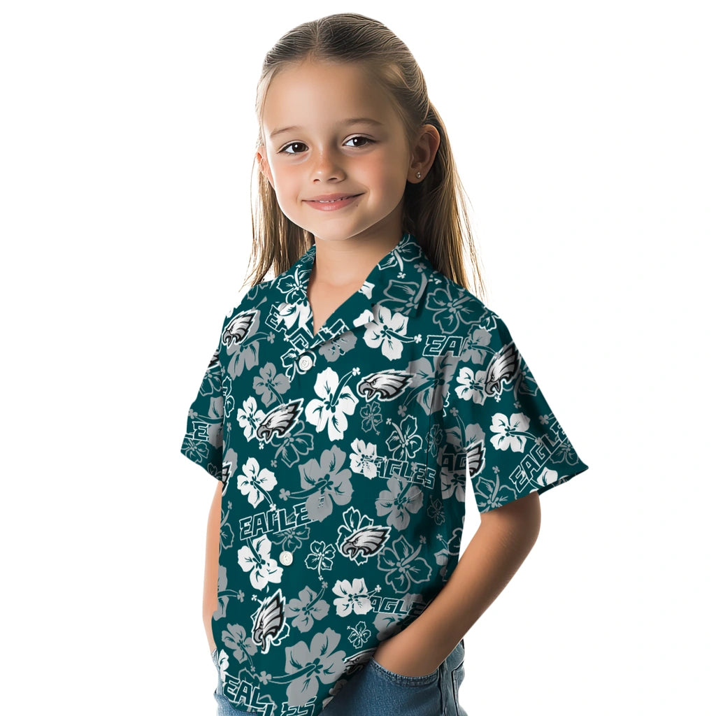 Philadelphia Eagles Hibiscus Bloom Hawaiian Shirt – Moonbestprint