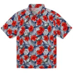 Philadelphia Eagles Hawaiian Shirt - Hibiscus Fiesta | Moonbestprint
