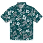 Philadelphia Eagles Hawaiian Shirt - Hibiscus Flower Design | Moonbestprint