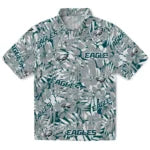 Philadelphia Eagles Hawaiian Shirt - Hibiscus Overlay | Moonbestprint