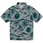 Philadelphia Eagles Hawaiian Shirt - Palm Sunset | Moonbestprint
