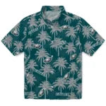 Philadelphia Eagles Hawaiian Shirt - Palm Tree Motif | Moonbestprint
