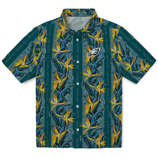 Philadelphia Eagles Hawaiian Shirt - Paradise Vines | Moonbestprint