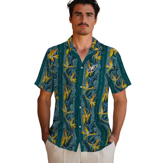 Philadelphia Eagles Hawaiian Shirt - Paradise Vines | Moonbestprint