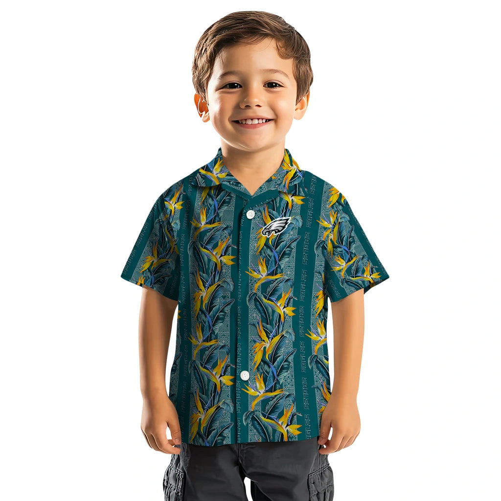 Philadelphia Eagles Hawaiian Shirt - Paradise Vines | Moonbestprint