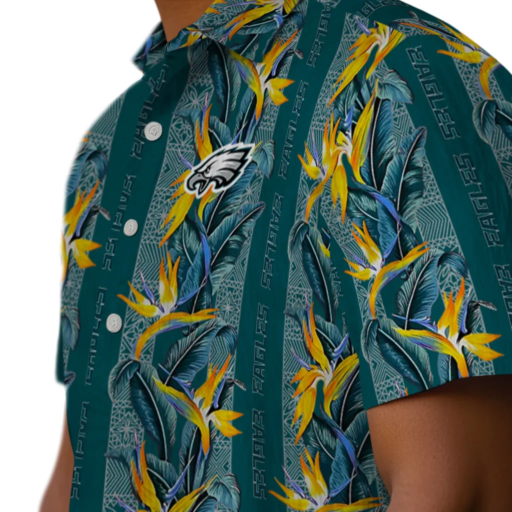 Philadelphia Eagles Hawaiian Shirt - Paradise Vines | Moonbestprint