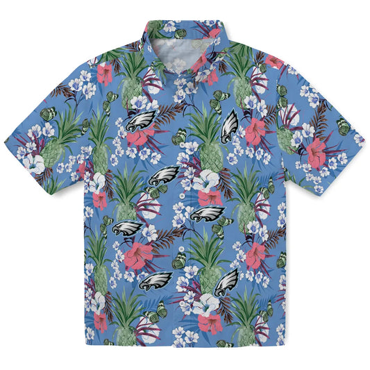 Philadelphia Eagles Hawaiian Shirt - Pineapple Bouquet | Moonbestprint