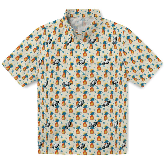 Philadelphia Eagles Hawaiian Shirt - Pineapple Delight | Moonbestprint