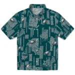 Philadelphia Eagles Hawaiian Shirt - Turtle Lines | Moonbestprint