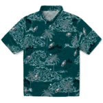 Philadelphia Eagles Hawaiian Shirt - Wave Palm | Moonbestprint