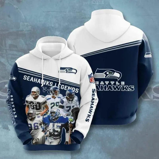 Philadelphia Eagles Legends Signature NFL 3D All Over Print Hoodie -Moonbestprint