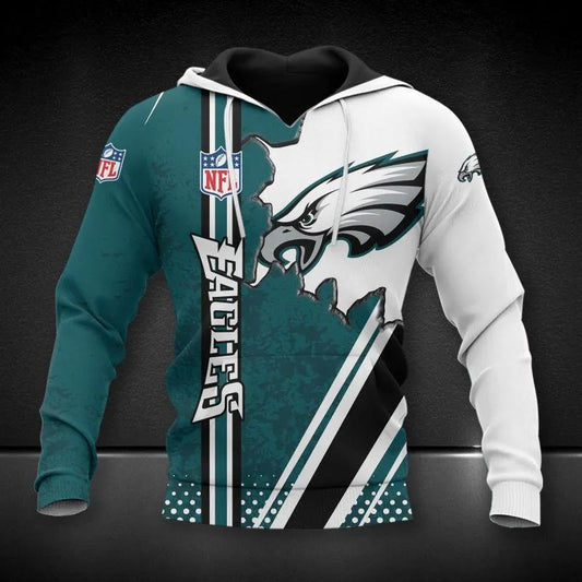 Philadelphia Eagles NFL3D All Over Print Hoodie -Moonbestprint