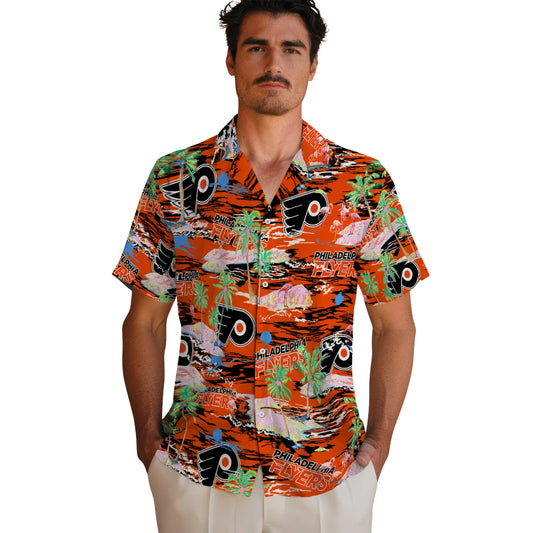 Philadelphia Flyers Flamingo Retreat 2026 Hawaiian Shirt – Moonbestprint