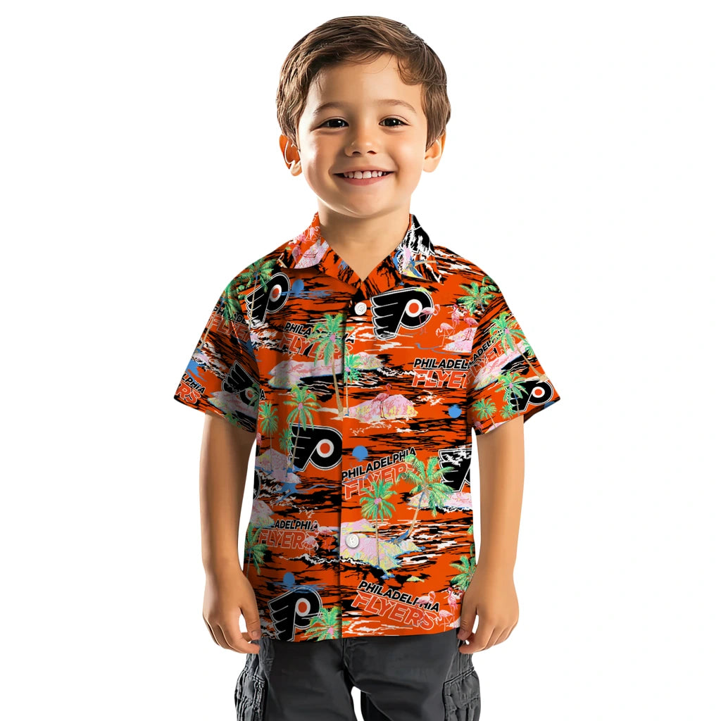 Philadelphia Flyers Flamingo Retreat 2026 Hawaiian Shirt – Moonbestprint
