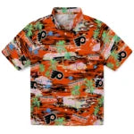 Philadelphia Flyers Hawaiian Shirt - Hawaii Island | Moonbestprint