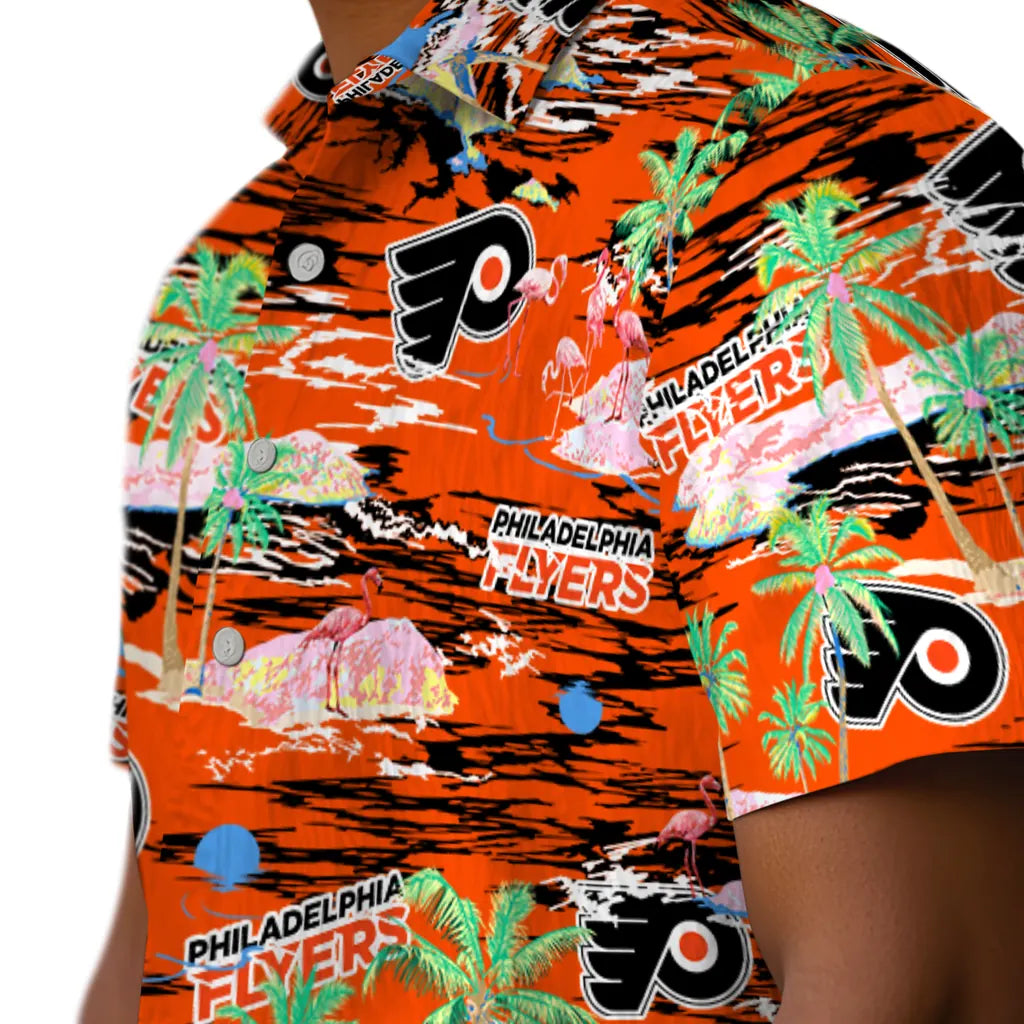Philadelphia Flyers Hawaiian Shirt - Hawaii Island | Moonbestprint