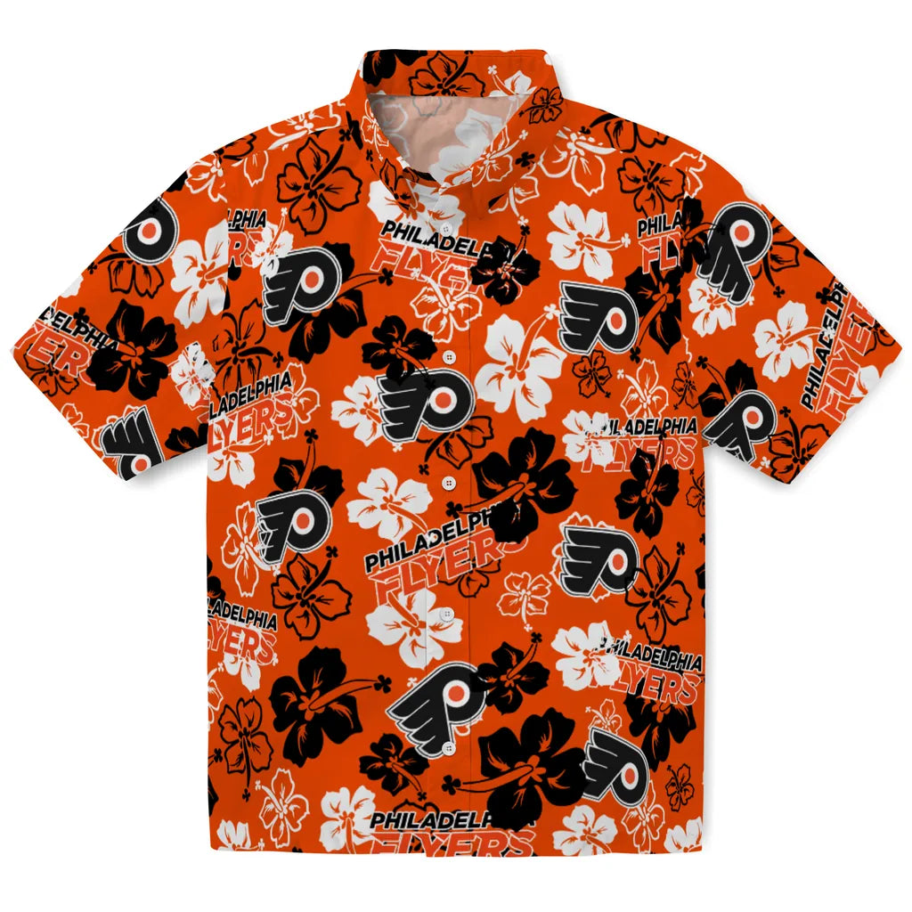 Philadelphia Flyers Hibiscus Bloom Hawaiian Shirt – Moonbestprint