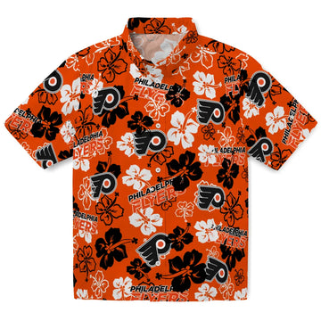 Philadelphia Flyers Hibiscus Bloom Hawaiian Shirt – Moonbestprint