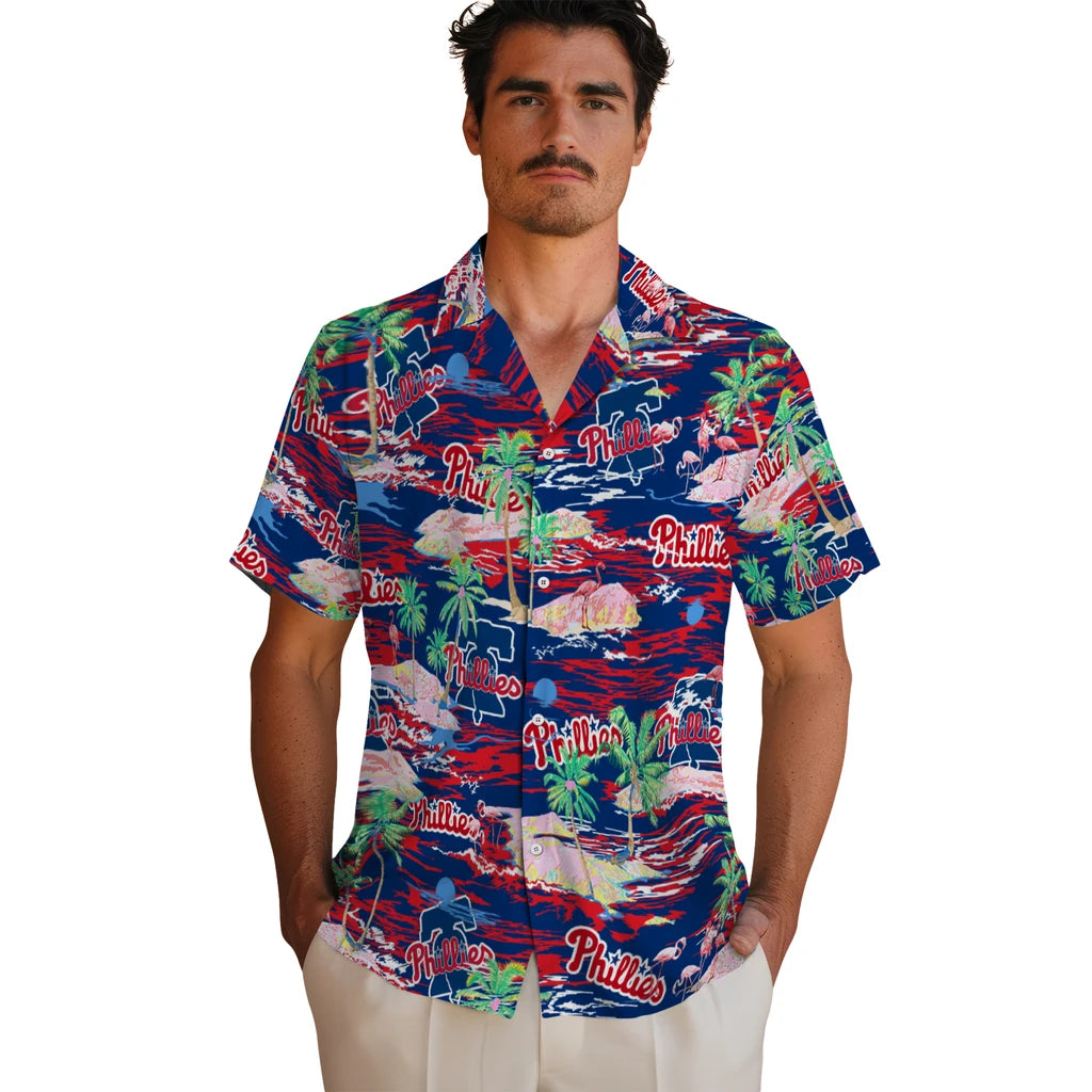 Philadelphia Phillies Flamingo Retreat 2026 Hawaiian Shirt – Moonbestprint
